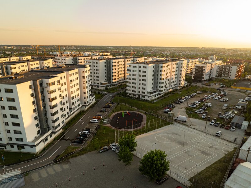 Pipera rond OMV  Voluntari  studio dormitor separat parcare